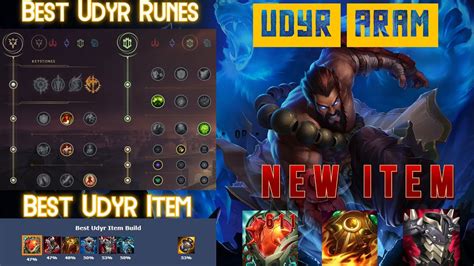 udyr build aram|Udyr Build, Runes & Counters for ARAM Udyr